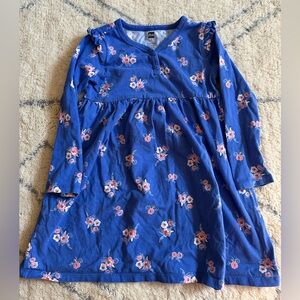 Tea Collection Blue and White Patterned Top
